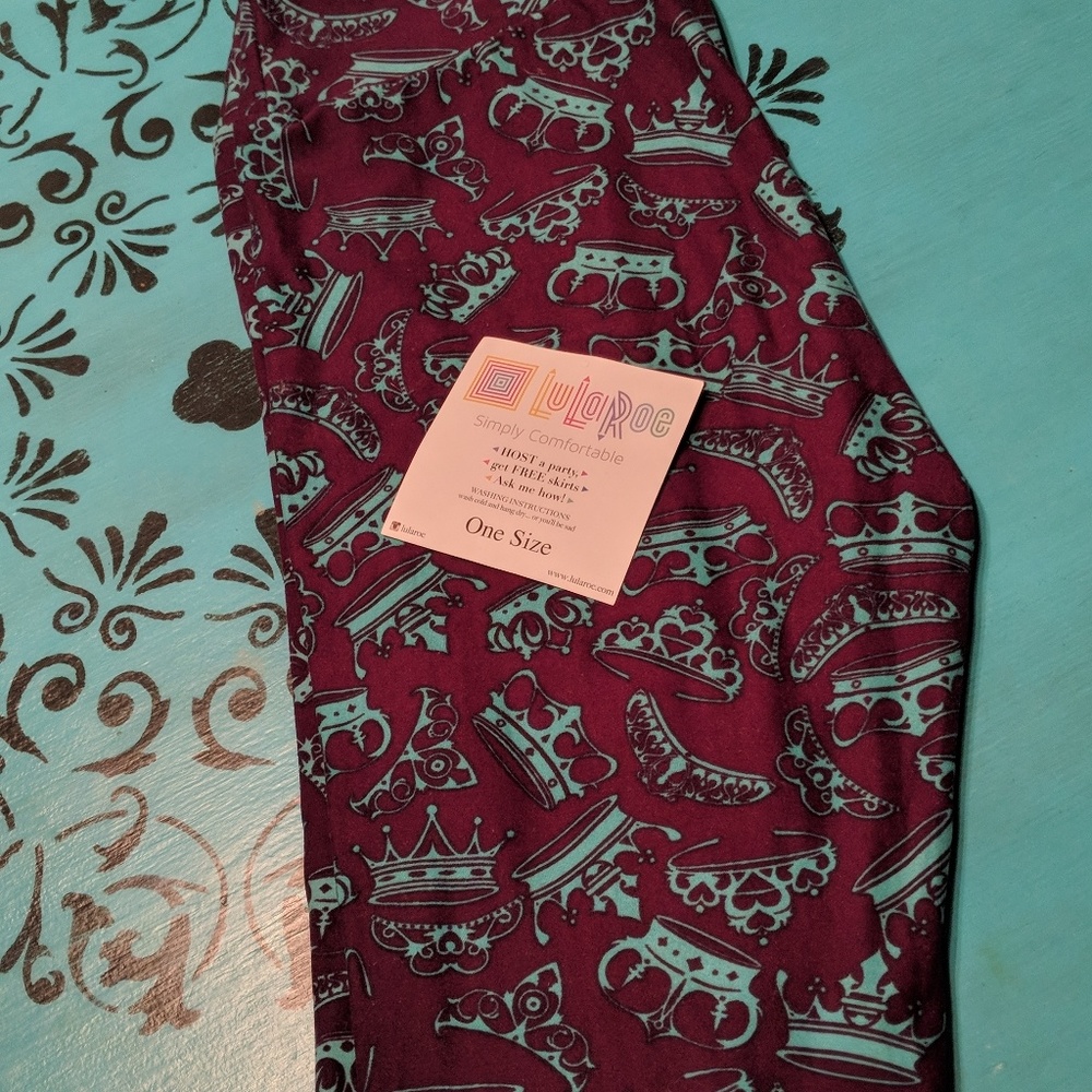 Lularoe OS Crown Leggings